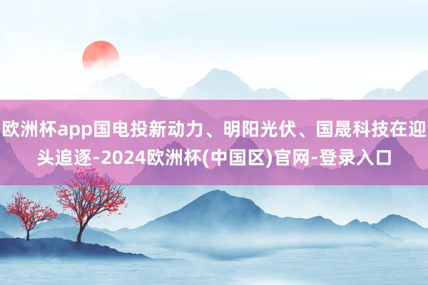 欧洲杯app国电投新动力、明阳光伏、国晟科技在迎头追逐-2024欧洲杯(中国区)官网-登录入口